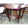 Image 1 : NEW - Half moon hall table with drawer & shelf