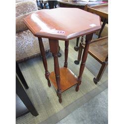 Vintage wood plant stand