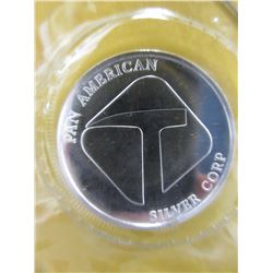 1/2 oz. .999 Silver Pan American round