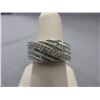Image 1 : Diamond wave design ring - .40 CTW