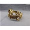 Image 2 : Crystal studded double gecko lizard bangle