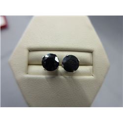 New 1.5 CT Blue Sapphire stud earrings