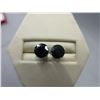 Image 1 : New 1.5 CT Blue Sapphire stud earrings