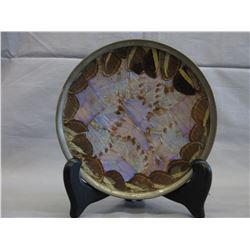 1940's Silver plated butterfly wing dish