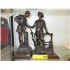 Image 1 : 2 Cast metal statuettes