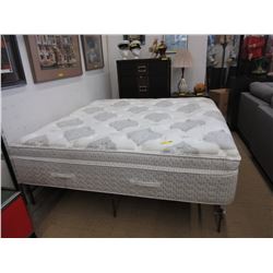 King Size pillow top mattress - store display