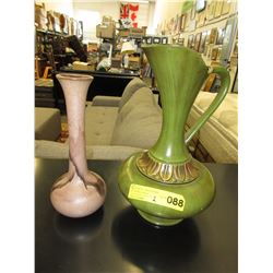 1960's Royal Haeger jug & vintage vase