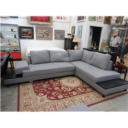 NEW - Grey Upholstered Sectional