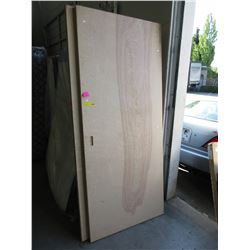 Unfinished Solid core pocket door