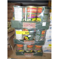 3 Cases of Primo Thick & Zesty pasta sauce