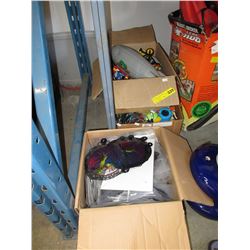 3 Boxes of used toys