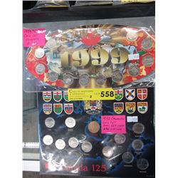 1992 & 1999 coin sets