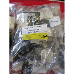 NEW - Fashion jewelry - 90 pcs. wrapped for retail
