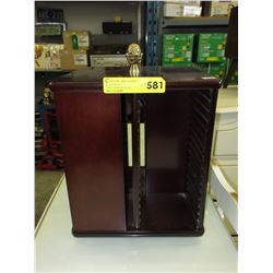 Used revolving CD storage rack