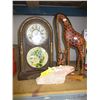 Image 1 : 2 Statuettes & a replica clock