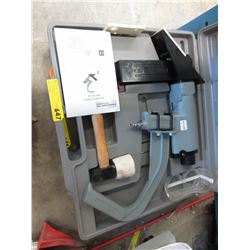 Air powered flooring nailer in protective case