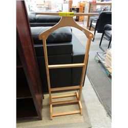 Wood valet stand - used