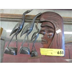 Wood & bone carvings