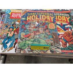 3 Supersized comic books