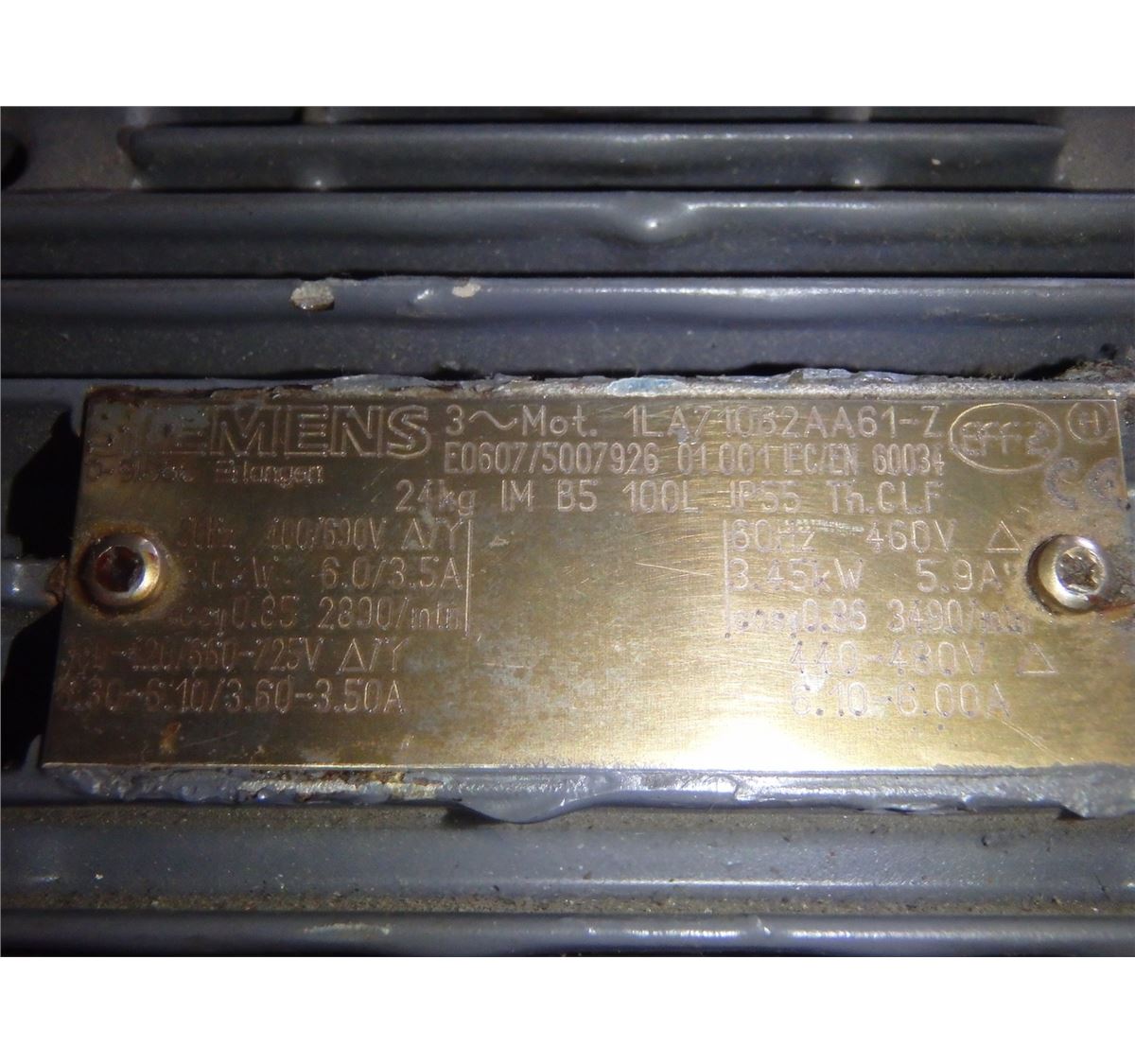 Lot of 6 Siemens motors, see pics for motor tags/info