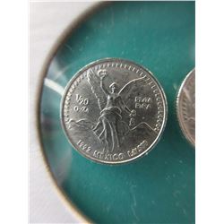 2 x 1992 Rare .999 Silver Mexican coins