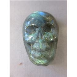 112 Carat  - Blue Labradorite Skull - hand carved
