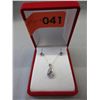 Image 2 : New Amethyst & Diamond earring & necklace set