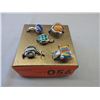 Image 1 : 5 Multi-coloured custom made Turquoise rings
