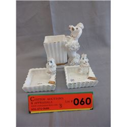 Vintage Japanese "Spaghetti Dog" smoking set