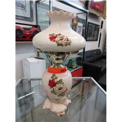 Glazed porcelain lamp - Electric