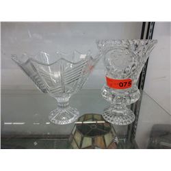 Crystal bowl & Vase