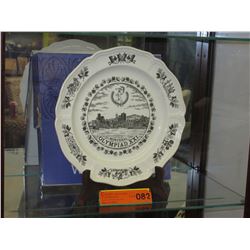 Wedgwood Montreal Olympiad XXI commemorative plate