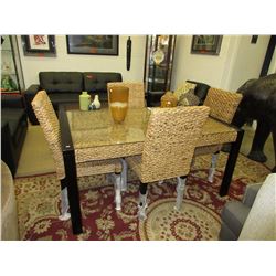 NEW - "Brugg" Dining Table & 4 Chairs