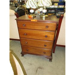 Solid wood chest of drawers