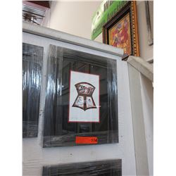 Framed Richard Shorty print: "Copper Design"