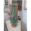 Image 1 : 18" Blue glass Coca Cola bottle