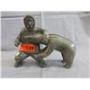 Image 1 : Signed - Mike Payne stone carving - Hunter & Bear
