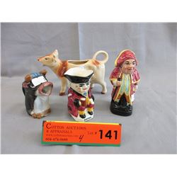3 Collectable jugs & 1 Figurine