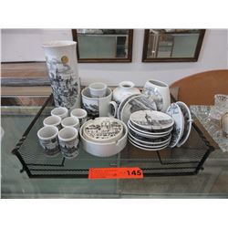 Black & White ceramic collectibles