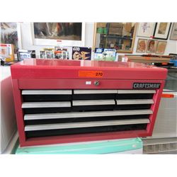 Used Craftsman tool chest & contents