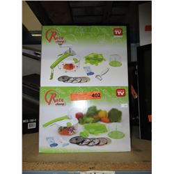 2 New Roto Champ vegetable slicers