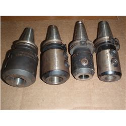 (4) CAT40 End Mill Holders