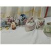 Image 2 : LOT 14 PORCELAIN CERAMIC EASTER EGG HOLDERS BOWLS