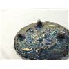 Image 2 : LOT 2 VINTAGE FOOTED BOWL, CARNIVAL GLASS & CLEAR