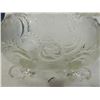 Image 3 : LOT 2 VINTAGE FOOTED BOWL, CARNIVAL GLASS & CLEAR