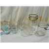 Image 2 : LOT 14 ASSORTED VINTAGE GLASSWARE