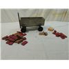 Image 1 : VINTAGE AMERICAN BRICK BUILDING BLOCKS W/ CART