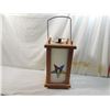 Image 1 : MASONIC STAR EASTERN STAR WOODEN LANTERN CANDLE LA