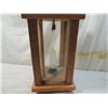 Image 2 : MASONIC STAR EASTERN STAR WOODEN LANTERN CANDLE LA