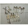 Image 2 : LOT 17 VINTAGE SILVER PLATED FLATWARE